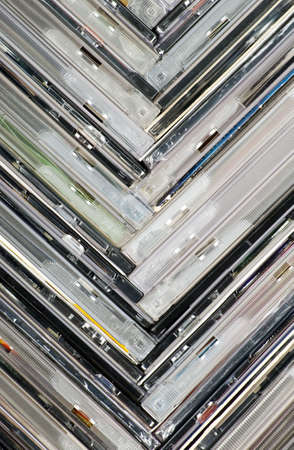 The picture shows how cd disks could be usedの写真素材