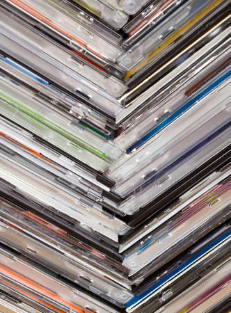 The picture shows how cd disks could be usedの写真素材