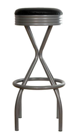 This is chair with four grey pinの写真素材