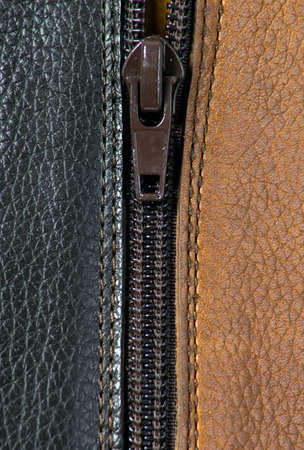 There is background of brown two color leather