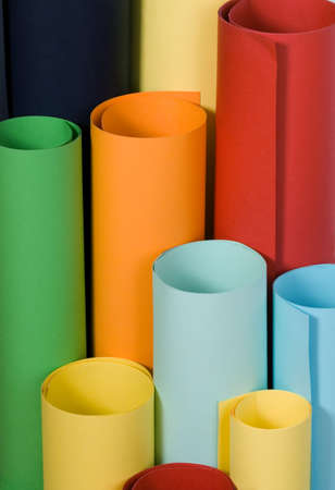 Composition of papers, magazines and others worksの写真素材