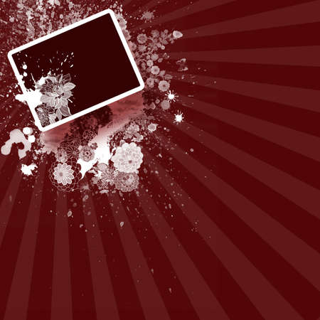 The abstract illustration from various colors linesの写真素材