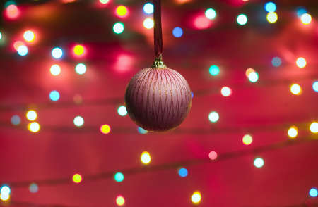 Photo in various colors, defocused picture with ballの写真素材