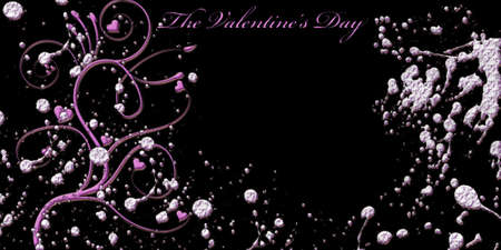 There is a frame for the valentine dayの写真素材