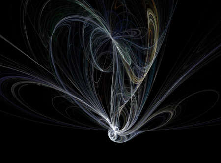 Image with blank space and various abstract linesの写真素材