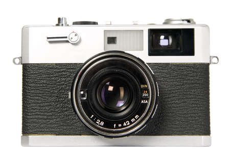 There is the old isolated black camera 