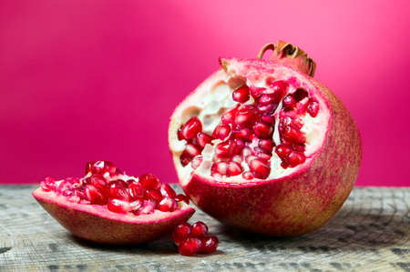 Red tasteful fruit garnet, healthy food conceptの写真素材