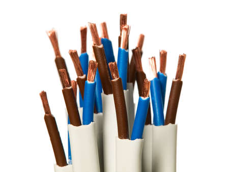 electrical power cableの写真素材