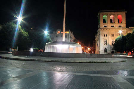 FOUNTAIN PIAZZA CORNELIO TACITO TERNIの写真素材