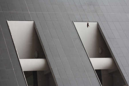 urban street building details and geometry detailsの写真素材