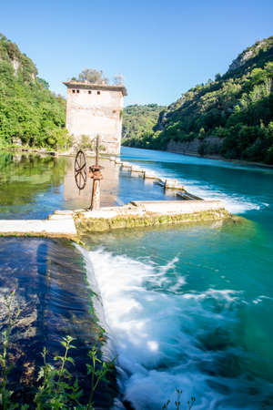 mole of the country of blue water stifoneの写真素材
