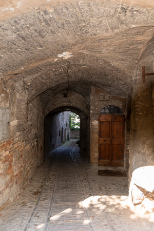 architecture in the alleys of the town of spelloのeditorial素材