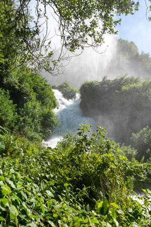 marmore waterfall the highest in europeの写真素材