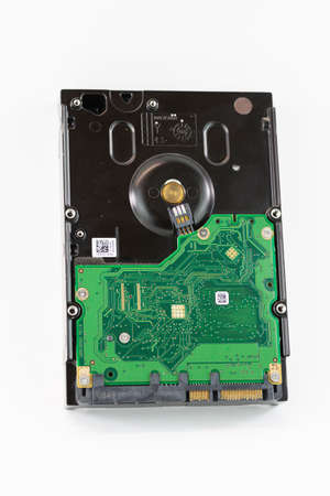 mechanical hard disk of a computerの写真素材
