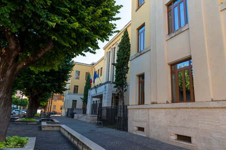 Classical linguistic high school in the center of Terniのeditorial素材
