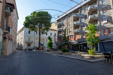 square Villa Glori in the center of the city of Terniのeditorial素材