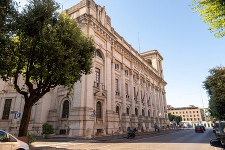Prefecture of Terni in street of station in Terniのeditorial素材
