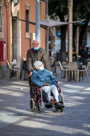 terni, italy october 13 2020: cannabis shop in the city center of terniのeditorial素材