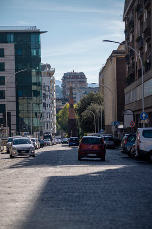 terni, italy october 21 2020: corso del popolo in the city center of terniのeditorial素材