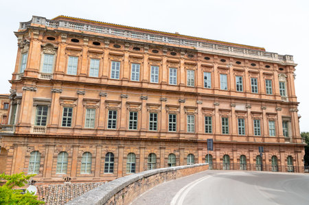 perugia, italy may 01 2021: Palazzo Donini course pietro vannucci in the center of perugiaのeditorial素材