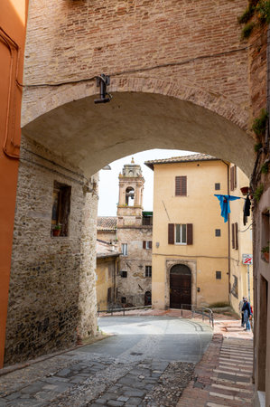 perugia, italy may 01 2021: six foreigners university in perugiaのeditorial素材