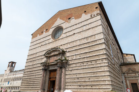 perugia, italy may 01 2021: six foreigners university in perugiaのeditorial素材