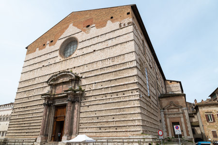 perugia, italy may 01 2021: six foreigners university in perugiaのeditorial素材