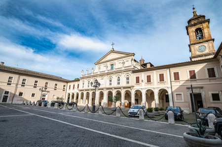terni,italy may 14 2021:cathedral of terni in the historical part of the cityのeditorial素材