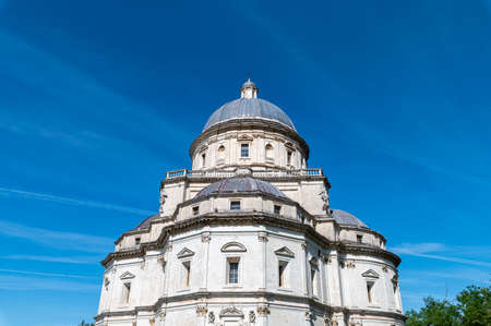 todi church of Santa Maria della consolazione outside the town wallsの写真素材