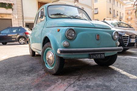 terni, italy july 20 2021: square the clock in terni and the chamber of commerceのeditorial素材