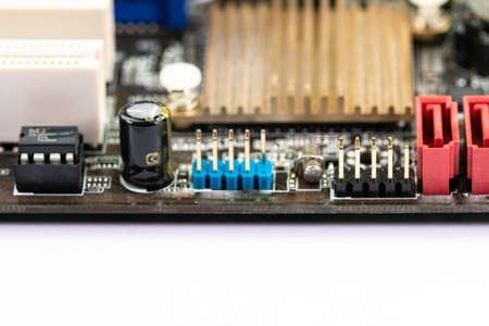 heatsink of a disassembled computer matre board to be repaired