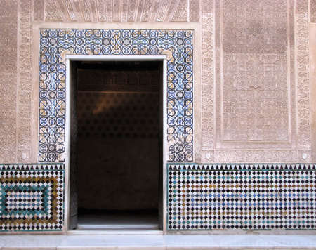 Islamic art and architecture, Alhambra, Spainのeditorial素材