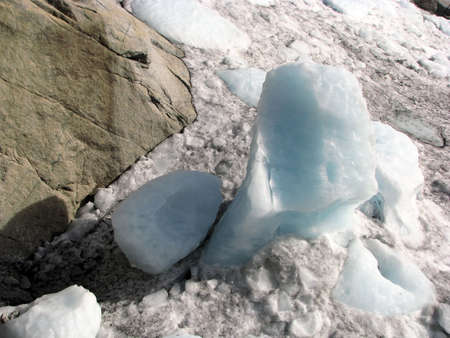 Melting glacier