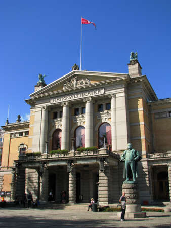 Oslo, Norway - August 21st, 2010: National Theater