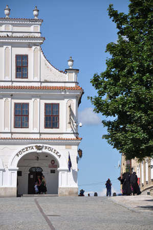 Sandomierz, Poland, August 9, 2011 - Post Office building