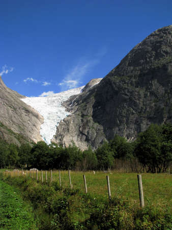 Glacier in Norwayの写真素材