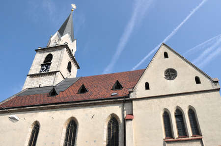 St  Cantianius and Companions Parish Church, built in the 14th century, Kranj, Slovenia の写真素材