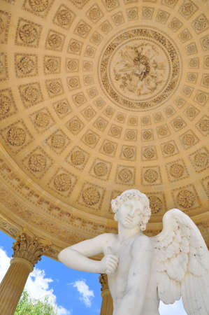 PARIS, FRANCE - JULY 5: Details of Temple of Love   in the gardens behind Le Petit Trianon on July 5, 2013 in Versailles, France.のeditorial素材