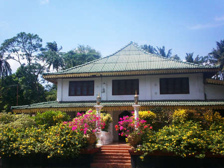 View of the Buddhist buildingのeditorial素材