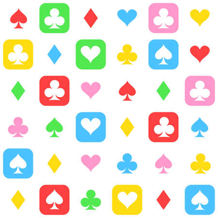 seamless background on the theme of cards.のイラスト素材