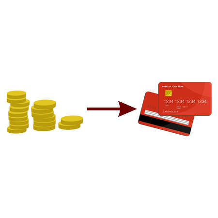 Illustration dedicated to bank card.のイラスト素材