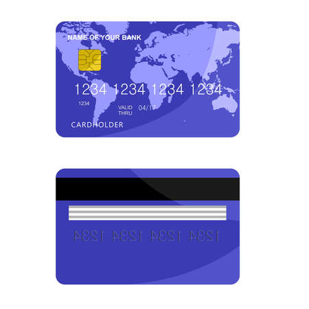 Illustration dedicated to bank card.のイラスト素材