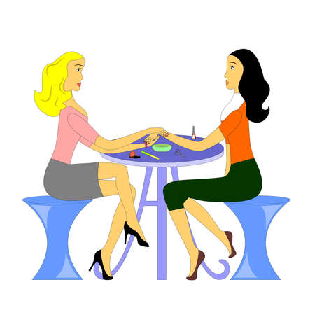 the Illustration dedicated to beauty salon.のイラスト素材