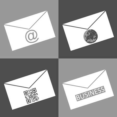 vector illustration dedicated to the set of letters.のイラスト素材