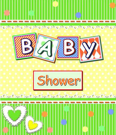 the illustration dedicated to the baby shower.のイラスト素材