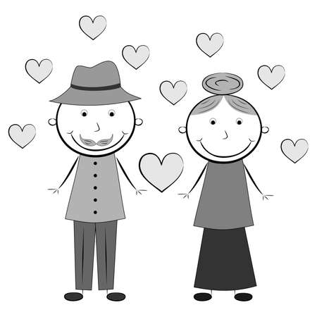 the vector illustration dedicated to the big love.のイラスト素材
