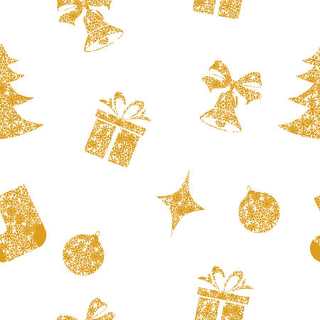 bright and beautiful illustration on the theme of Christmas and New Year.のイラスト素材