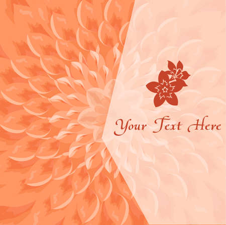 beautiful illustration with a floral pattern and template.のイラスト素材
