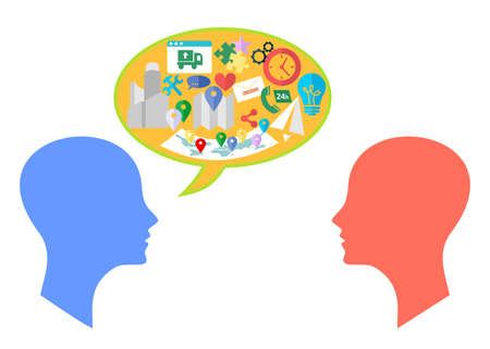 the illustration devoted to the information technologies .