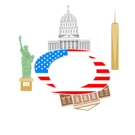 Theme of USAのイラスト素材